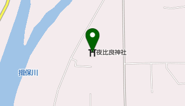 夜比良神社の地図画像