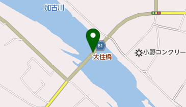 大住橋の地図画像