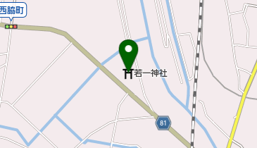 若一神社の地図画像