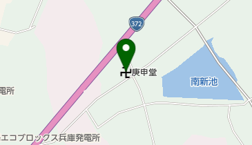 庚申堂の地図画像