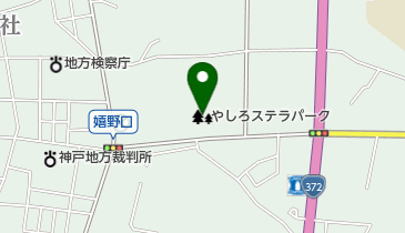 やしろステラパークの地図画像