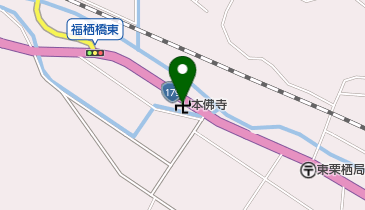 本佛寺の地図画像