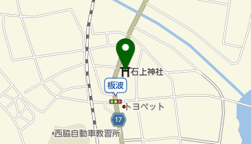 石上神社の地図画像