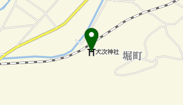 犬次神社の地図画像