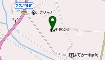 中央公園の地図画像