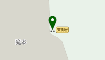 天狗岩の地図画像