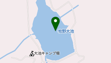 牧野大池の地図画像