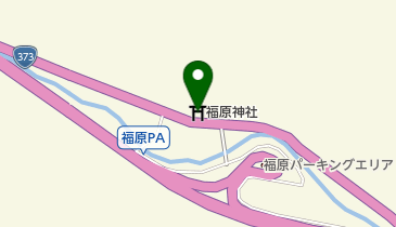 福原神社の地図画像