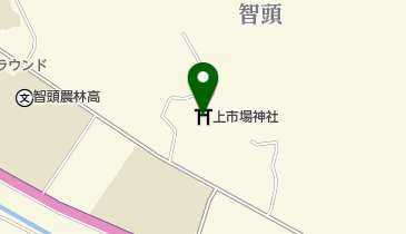 上市場神社の地図画像