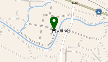 大歳神社の地図画像