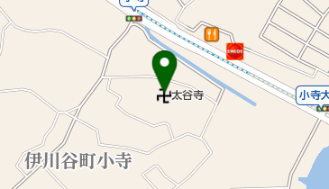 太谷寺の地図画像