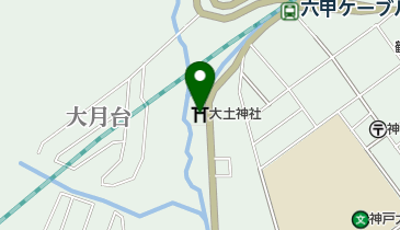 大土神社の地図画像