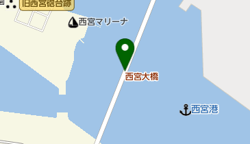 西宮大橋の地図画像