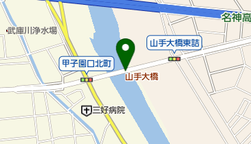 山手大橋の地図画像