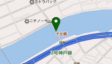 千北橋の地図画像