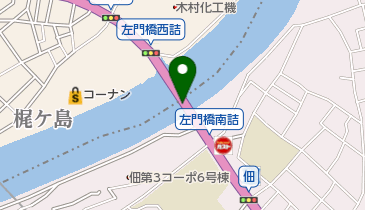 左門橋の地図画像