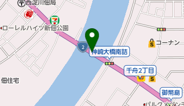 神崎大橋の地図画像