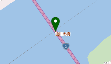 淀川大橋の地図画像