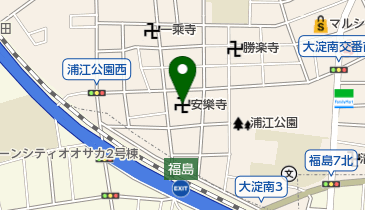 安樂寺の地図画像