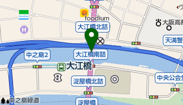 大江橋の地図画像