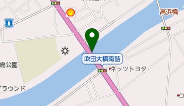 吹田大橋の地図画像