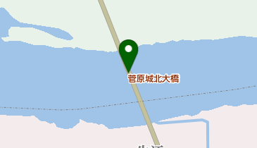 菅原城北大橋の地図画像