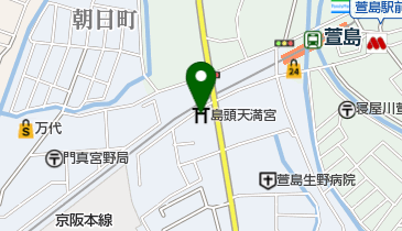 島頭天満宮の地図画像