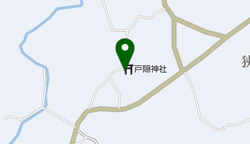 戸隠神社の地図画像