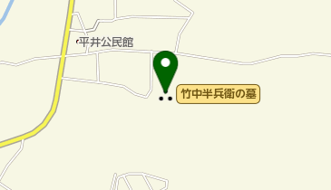 竹中半兵衛の墓の地図画像