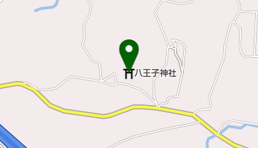 八王子神社の地図画像