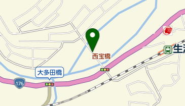 西宝橋の地図画像