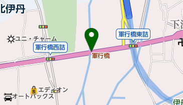 軍行橋の地図画像