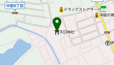 天日神社の地図画像