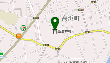高濱神社の地図画像