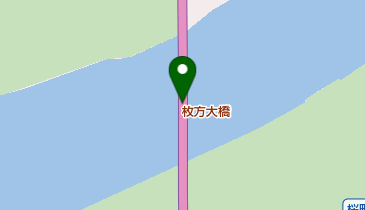 枚方大橋の地図画像