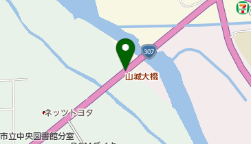 山城大橋の地図画像