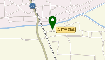 以仁王御墓の地図画像