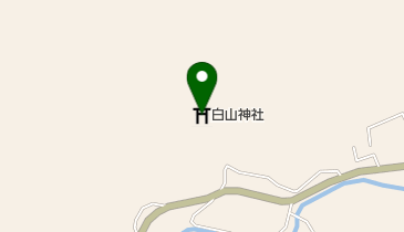 白山神社の地図画像