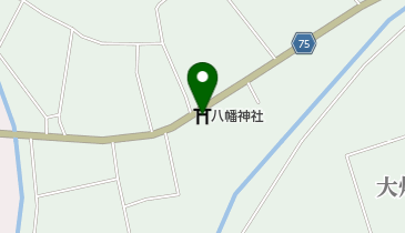 八幡神社の地図画像