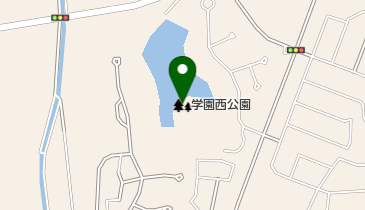 学園西公園の地図画像