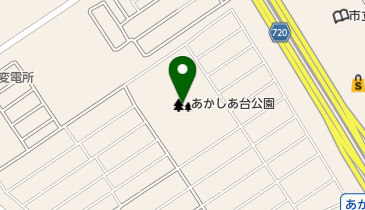 あかしあ台公園の地図画像