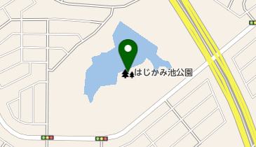 はじかみ池公園の地図画像
