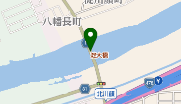 淀大橋の地図画像