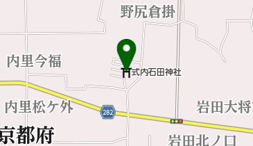 式内石田神社の地図画像