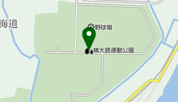 横大路運動公園の地図画像