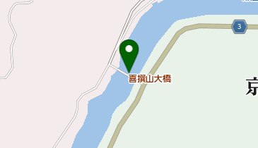 喜撰山大橋の地図画像