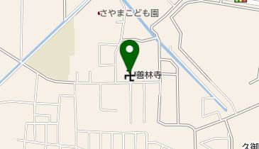 善林寺の地図画像