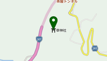 幸神社の地図画像