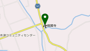 眞藏寺の地図画像