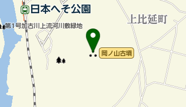 岡ノ山古墳の地図画像